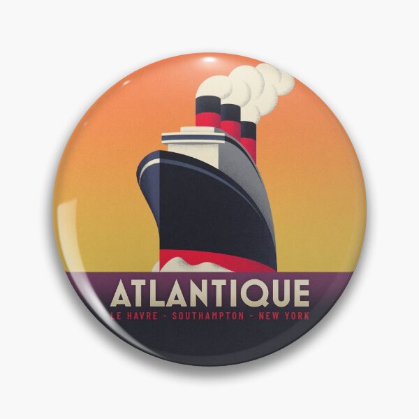 Item preview, Art Deco Ocean Liner Ship - Orange designed and sold by VoodooCircus.