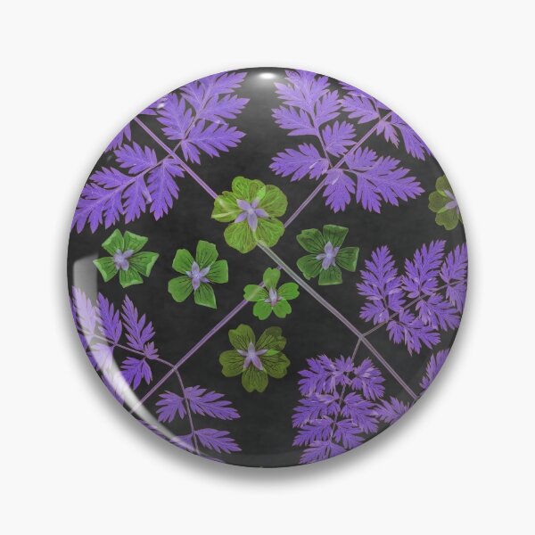 Item preview, Geranium Petal and Wild Carrot Leaf Collage designed and sold by Tony North.