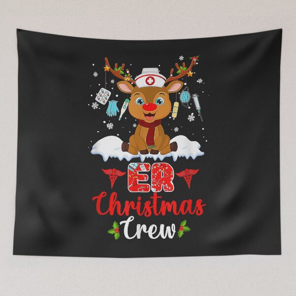 Item preview, ER Christmas Nurse Crew Family Group Nursing Xmas Pajama designed and sold by AnitaJGreenspan.
