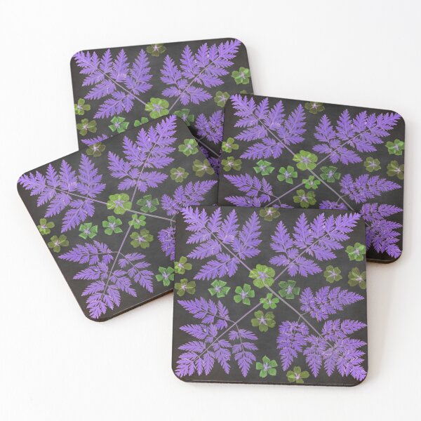 Item preview, Geranium Petal and Wild Carrot Leaf Collage designed and sold by Tony North.