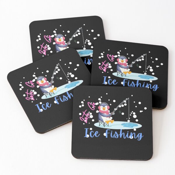 Item preview, Lets Go Ice Fishing -Nothing Beats a Day on the Ice! -Cool Ice Fishing designed and sold by Red-ElYoubi.