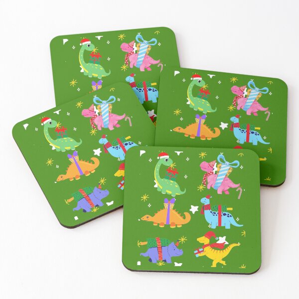 Item preview, Dinosaur Christmas - Cute Christmas dinosaurs design designed and sold by Theleochick.