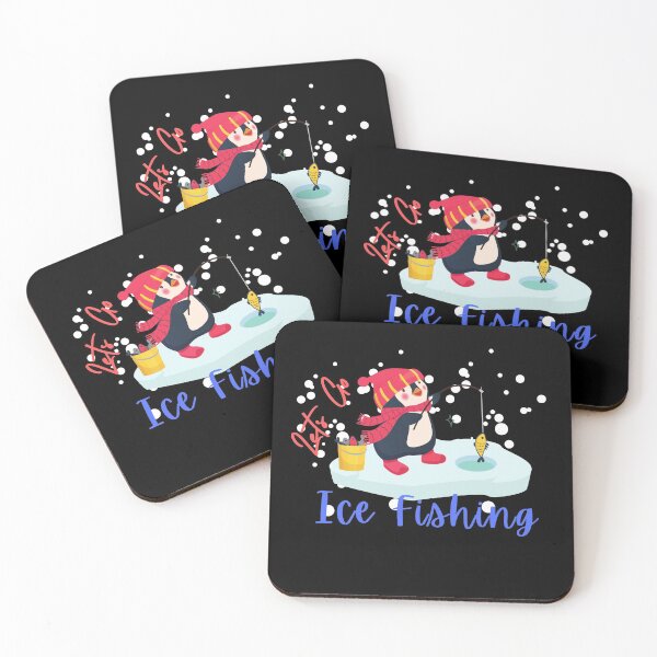 Item preview, Lets Go Ice Fishing Penguin -Nothing Beats a Day on the Ice! -Cool Ice Fishing designed and sold by Red-ElYoubi.