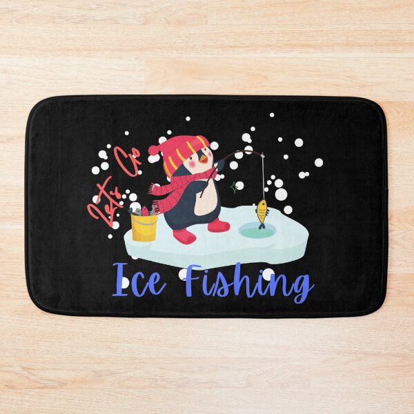 Item preview, Lets Go Ice Fishing Penguin -Nothing Beats a Day on the Ice! -Cool Ice Fishing designed and sold by Red-ElYoubi.