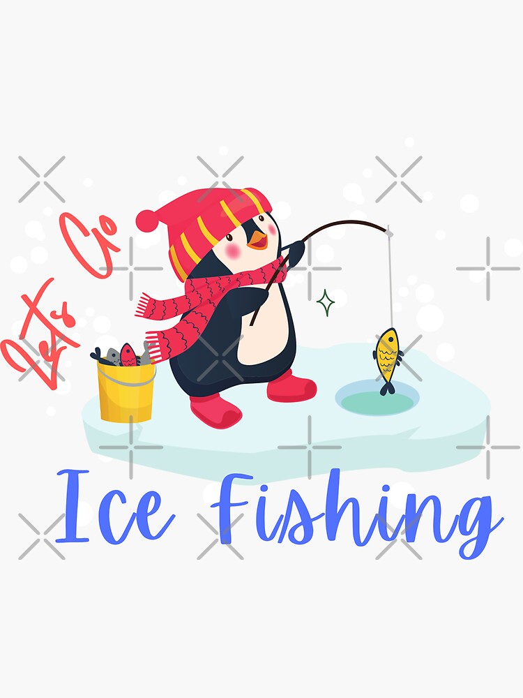 Going net fishing under ice for a day 