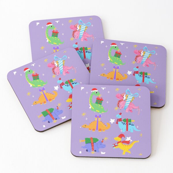 Item preview, Dinosaur Christmas - Cute Christmas dinosaurs design designed and sold by Theleochick.