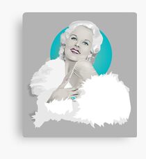 Platinum Blonde Canvas Print