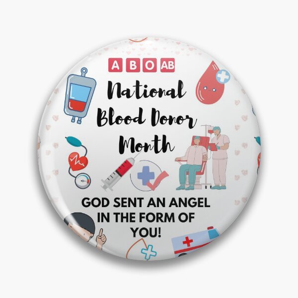 Item preview, National Blood Donor Month design designed and sold by mark-taylor.