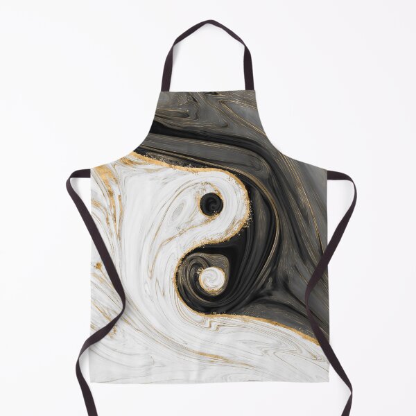 Item preview, Yin Yang Liquid Marble designed and sold by k9printart.