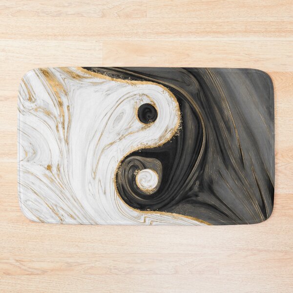 Item preview, Yin Yang Liquid Marble designed and sold by k9printart.
