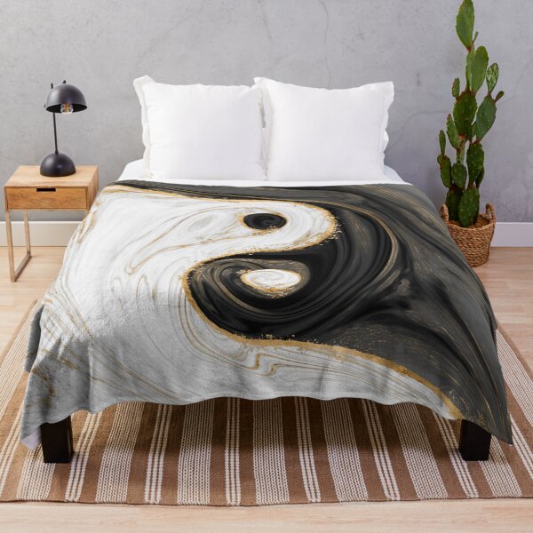 Item preview, Yin Yang Liquid Marble designed and sold by k9printart.