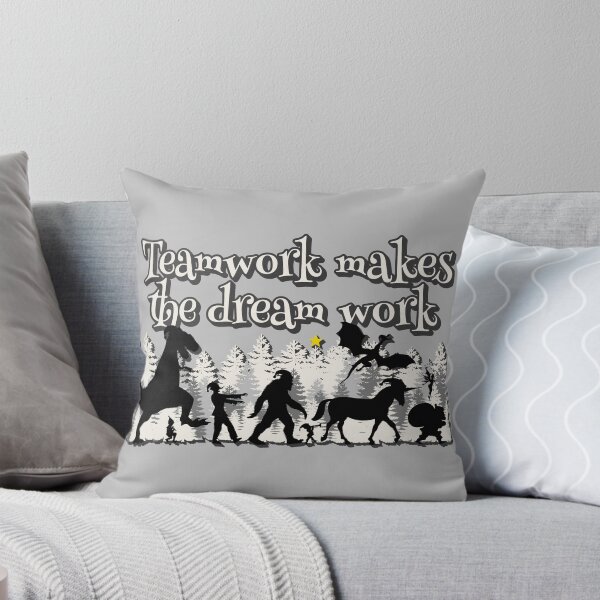 Item preview, Santa's Dream Team, Teamwork Makes The Dream Work, Santa And Friends Fun Xmas Design For Mythical Creature Believers designed and sold by TrulyEpoque.