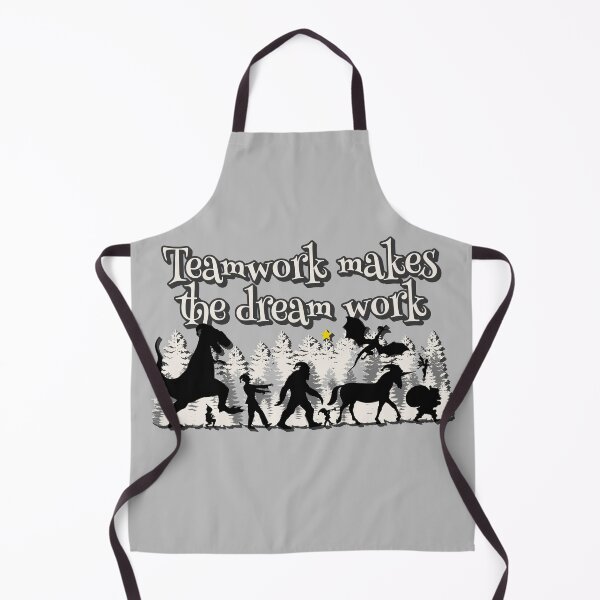 Item preview, Santa's Dream Team, Teamwork Makes The Dream Work, Santa And Friends Fun Xmas Design For Mythical Creature Believers designed and sold by TrulyEpoque.