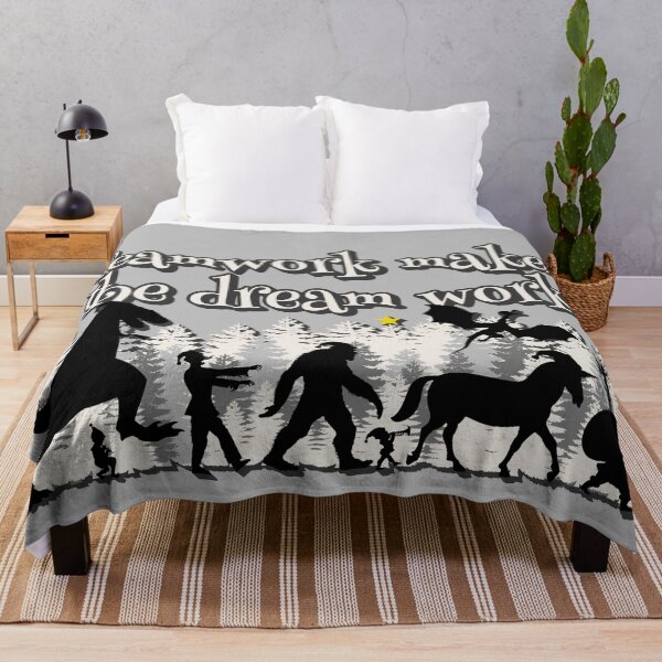 Item preview, Santa's Dream Team, Teamwork Makes The Dream Work, Santa And Friends Fun Xmas Design For Mythical Creature Believers designed and sold by TrulyEpoque.