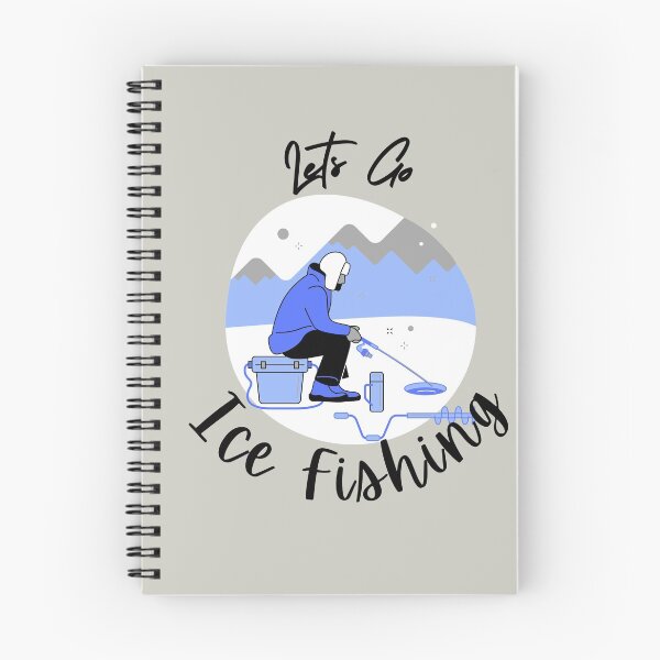 Item preview, Its Time To Go Ice Fishing -Nothing Beats a Day on the Ice! -Cool Ice Fishing designed and sold by Red-ElYoubi.