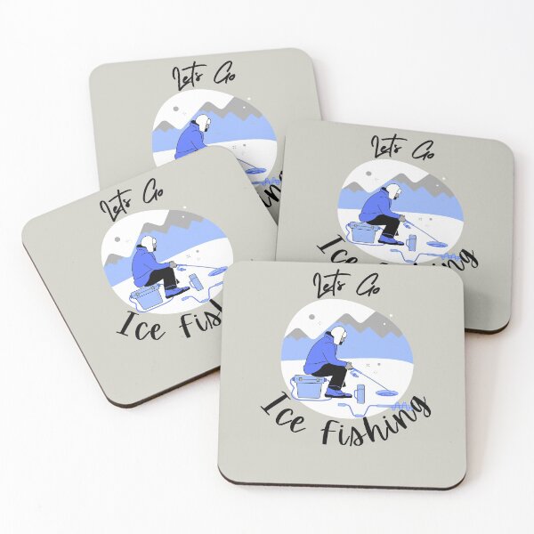 Item preview, Its Time To Go Ice Fishing -Nothing Beats a Day on the Ice! -Cool Ice Fishing designed and sold by Red-ElYoubi.