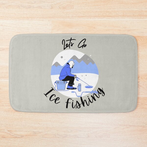 Item preview, Its Time To Go Ice Fishing -Nothing Beats a Day on the Ice! -Cool Ice Fishing designed and sold by Red-ElYoubi.