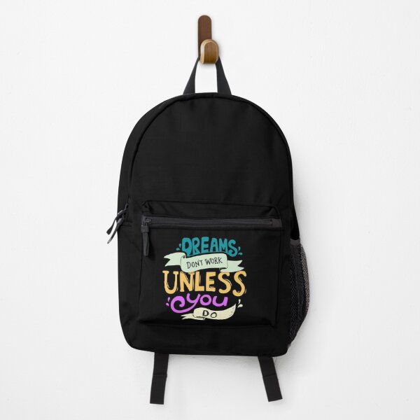 Item preview, Dreams don't work unless you do typography design quote designed and sold by VinCut.