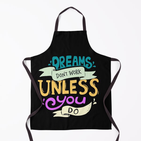 Item preview, Dreams don't work unless you do typography design quote designed and sold by VinCut.