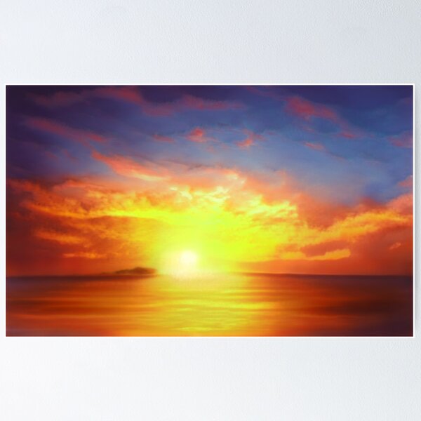 Item preview, Blazing Sunrise designed and sold by DiscoGypsyFish.