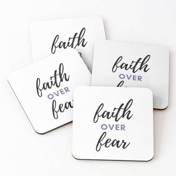 Item preview, Faith Over Fear- Typography designed and sold by Trisha Banlasan.