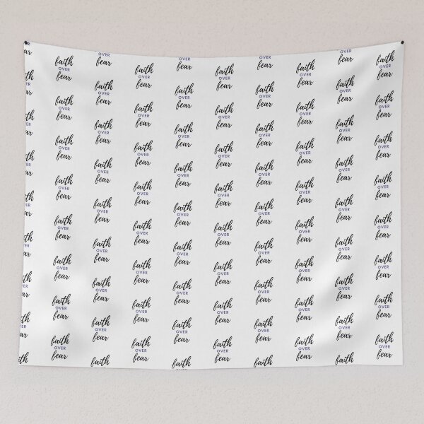 Item preview, Faith Over Fear- Typography designed and sold by Trisha Banlasan.