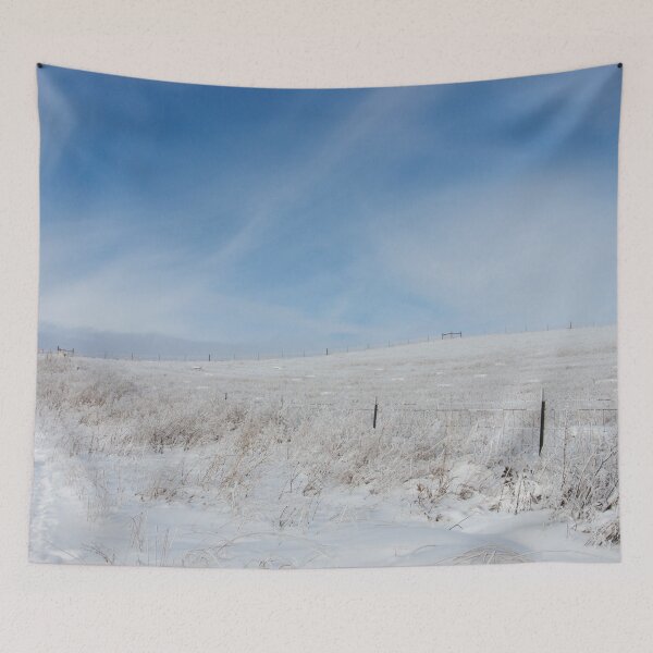 Item preview, Snowy Pasture Photography Print  designed and sold by griffingphoto.