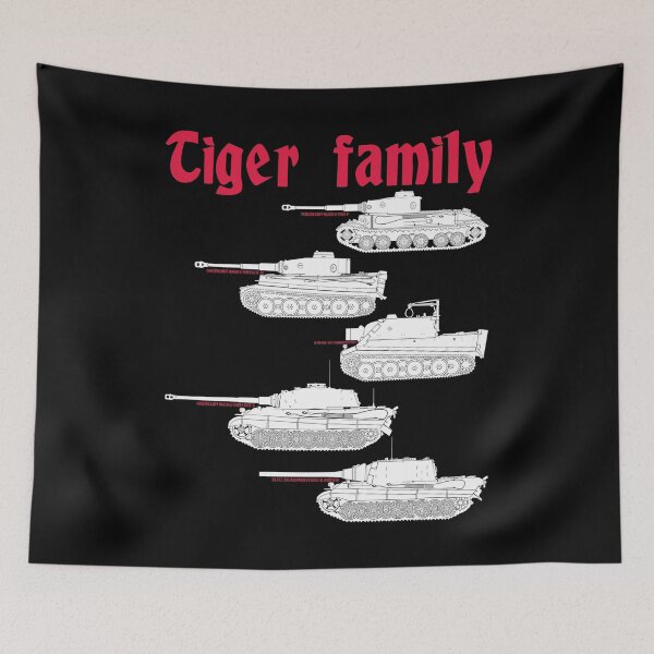 Item preview, A tank lover will appreciate it! Tiger family designed and sold by FAawRay.