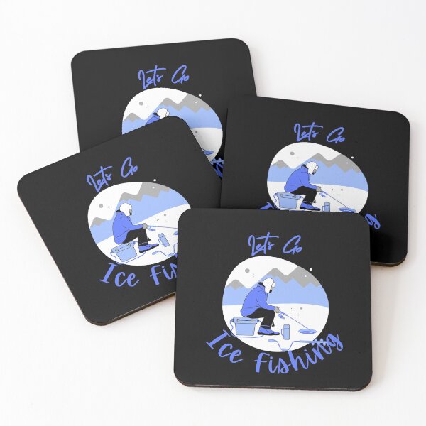 Item preview, Its Time To Go Ice Fishing -Nothing Beats a Day on the Ice! -Cool Ice Fishing designed and sold by Red-ElYoubi.
