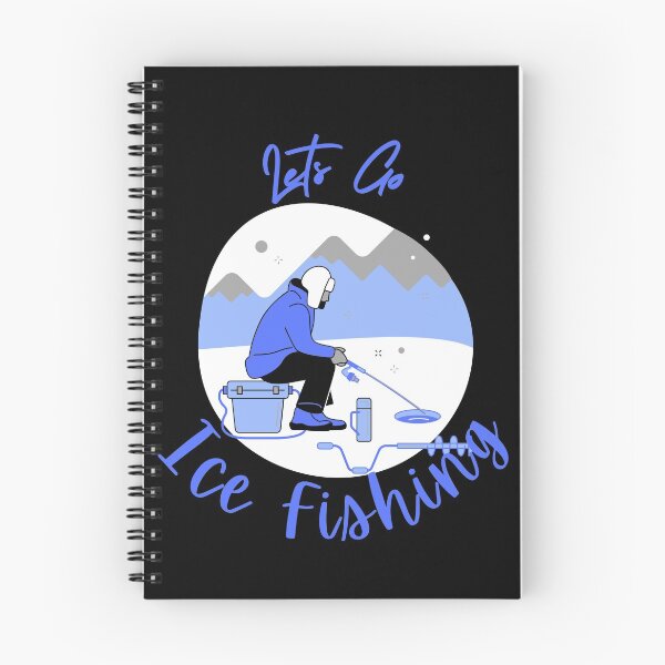 Item preview, Its Time To Go Ice Fishing -Nothing Beats a Day on the Ice! -Cool Ice Fishing designed and sold by Red-ElYoubi.