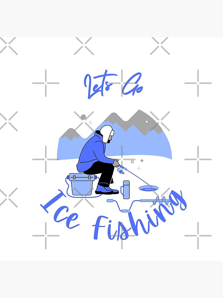 Ice Fishing' Art Print