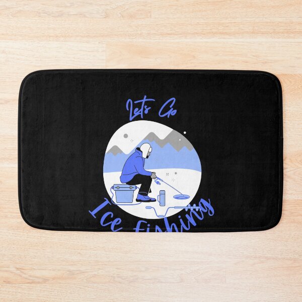 Item preview, Its Time To Go Ice Fishing -Nothing Beats a Day on the Ice! -Cool Ice Fishing designed and sold by Red-ElYoubi.