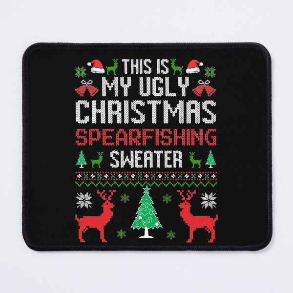 Item preview, This Is My Ugly Christmas Spearfishing Sweater designed and sold by Eamali.