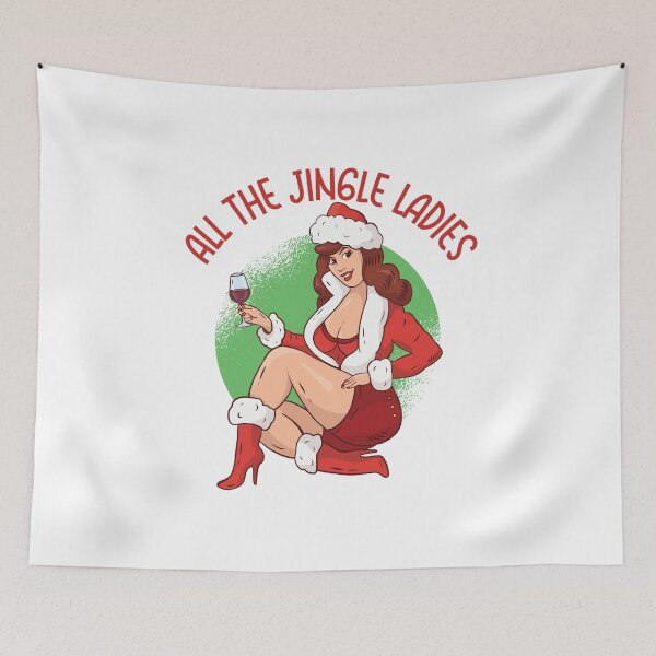 Item preview, All The Jingle Ladies - Funny | Cheeky Christmas design designed and sold by HROC.
