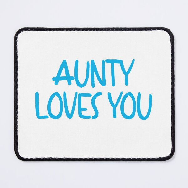 Item preview, Aunty loves you - blue designed and sold by amourdesigns.