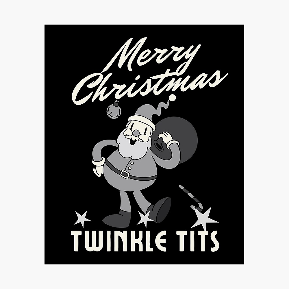 Twinkle Tits - Funny | Naughty vintage retro Xmas design