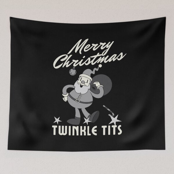 Item preview, Twinkle Tits - Funny | Naughty vintage retro Xmas design designed and sold by HROC.