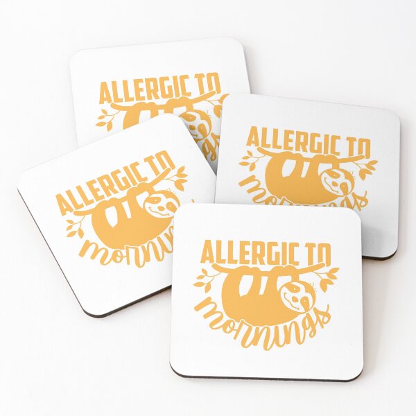 Item preview, Allergic to mornings designed and sold by MlleGloriaShop.