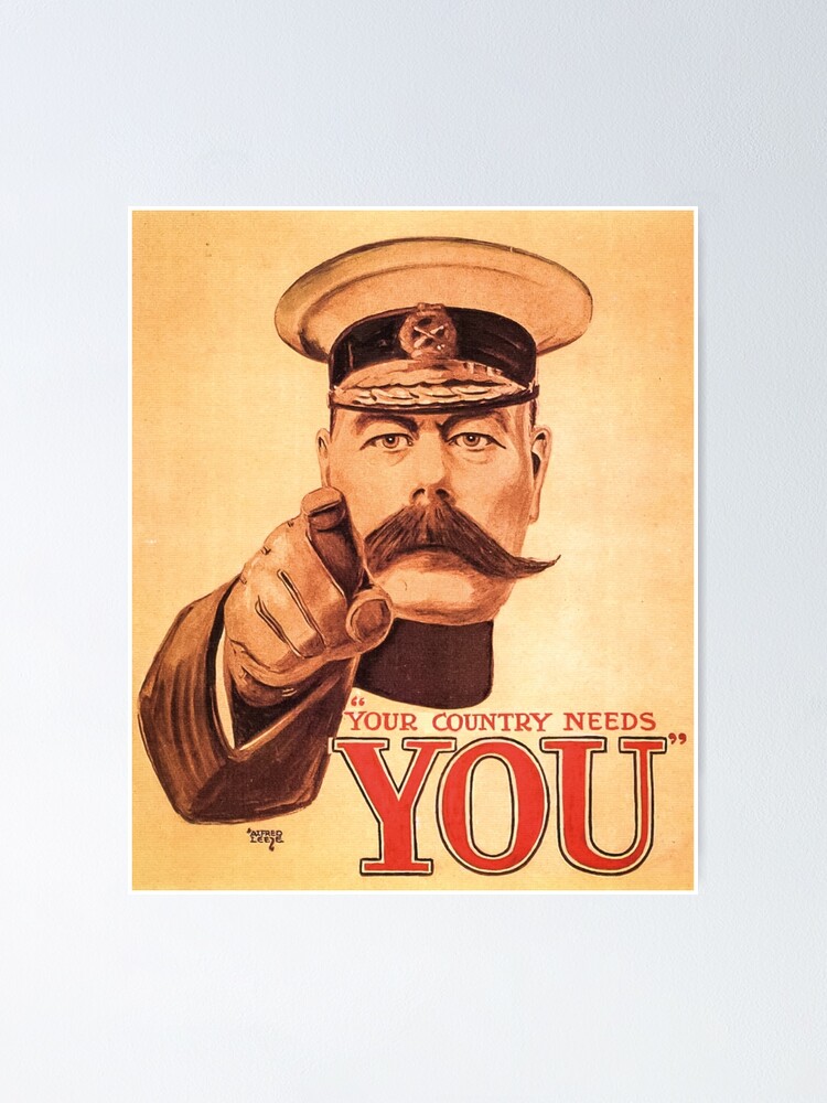 Your Country Needs You Poster Template