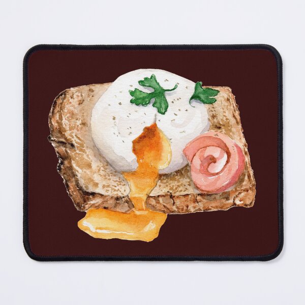 Item preview, Poached Egg on Toast Bread designed and sold by Alicia Chee.