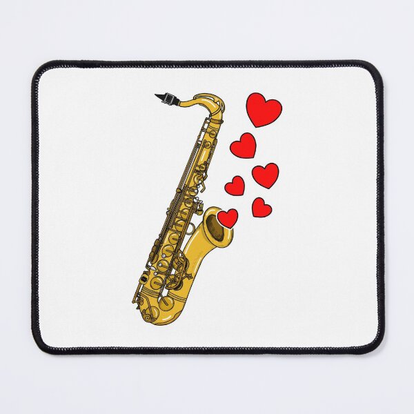 Item preview, Valentines Day Saxophone Player Saxophonist Anniversary Wedding Musician designed and sold by doodlerob.