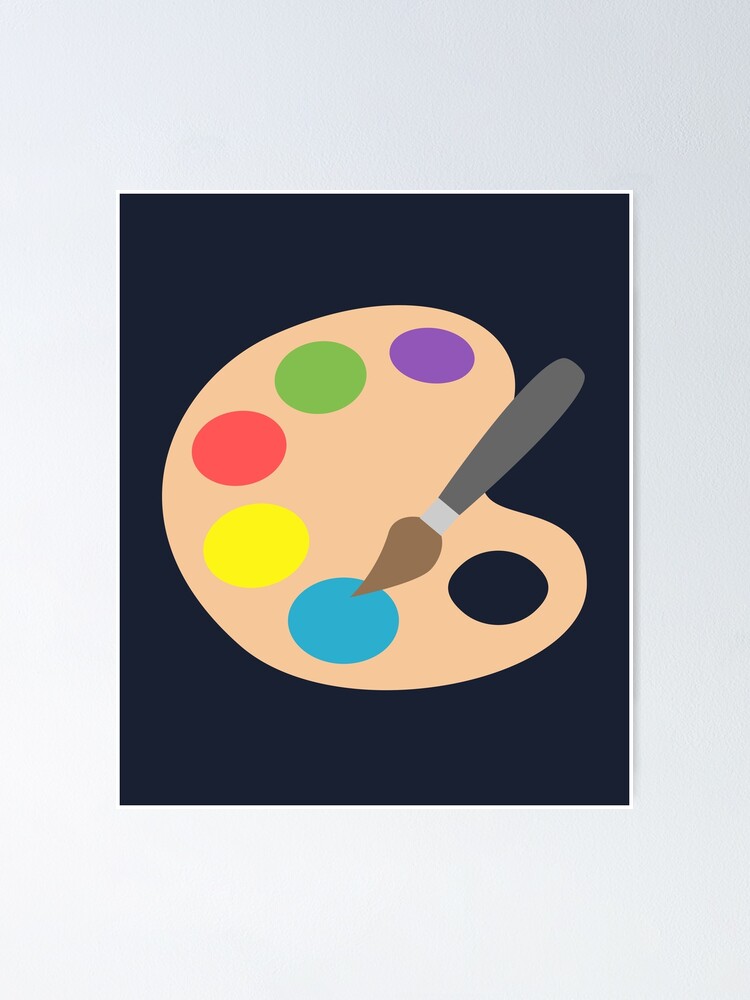 " Artist Palette Painting Art Gift " Poster for Sale by MKMemo1111 Redbubble