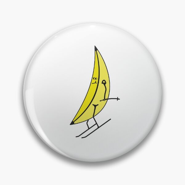 Item preview, A skiing banana wheeeeeee designed and sold by Neon-astronaut1.
