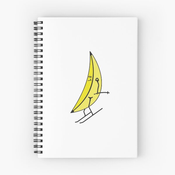 Item preview, A skiing banana wheeeeeee designed and sold by Neon-astronaut1.