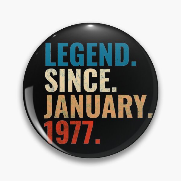 Item preview, Legend Since January 1977 Retro Vintage designed and sold by Teelogic.