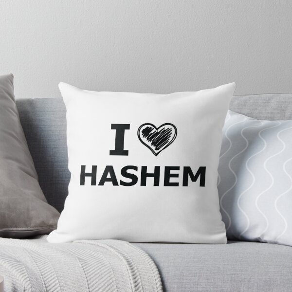 Artikelvorschau, Ich liebe Hashem - schwarz entworfen und verkauft von Nelli Designz.