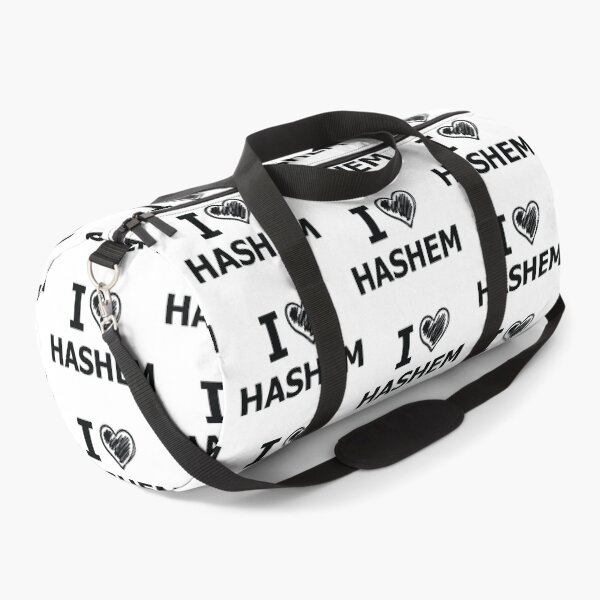 Item preview, I Love Hashem - black designed and sold by Nelli Designz.