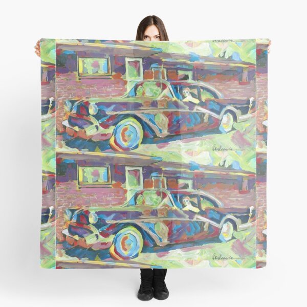 Grandma is Here! Classic car Picture by RD Riccoboni Scarf