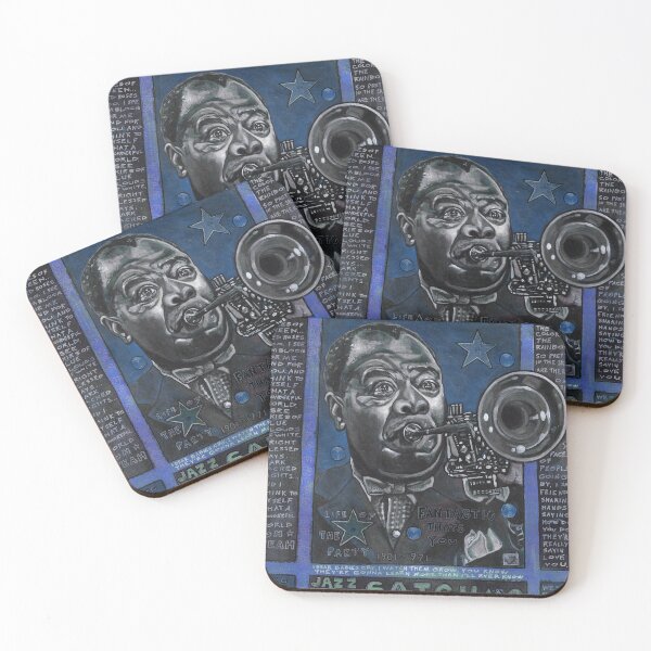Item preview, Louis Armstrong in Blue designed and sold by RayStephenson.