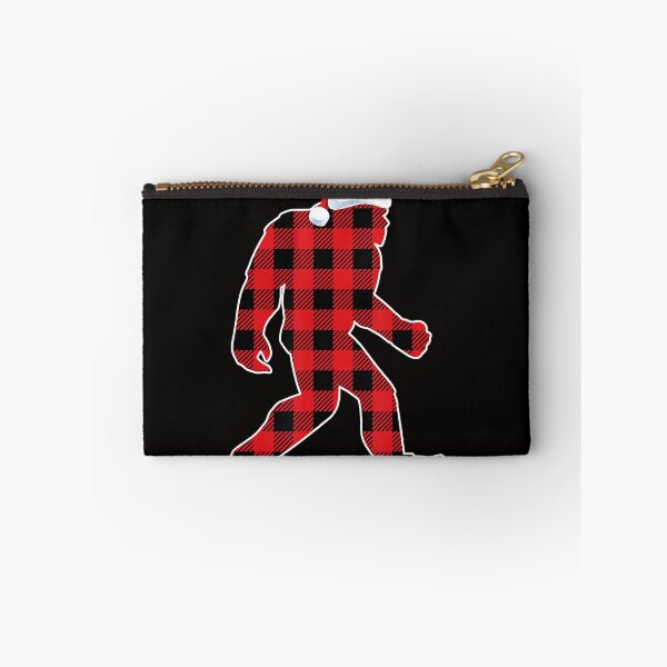 Item preview, Believe Red Plaid Bigfoot Christmas Sasquatch Santa Pajamas designed and sold by BrandyBare.